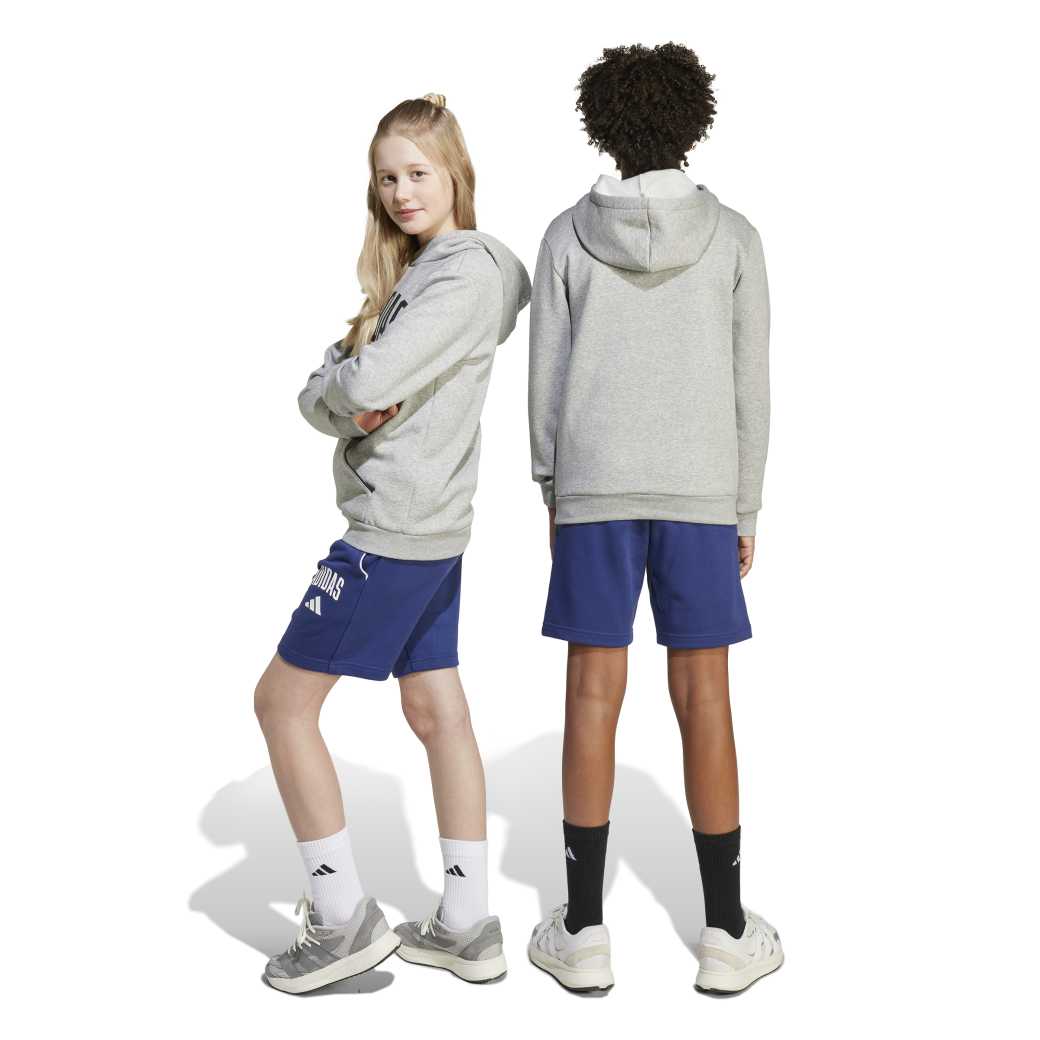 Adidas Bermuda JX6593 INF COLEGIATE JUNIOR Dark BlueWhite Algodao -3-